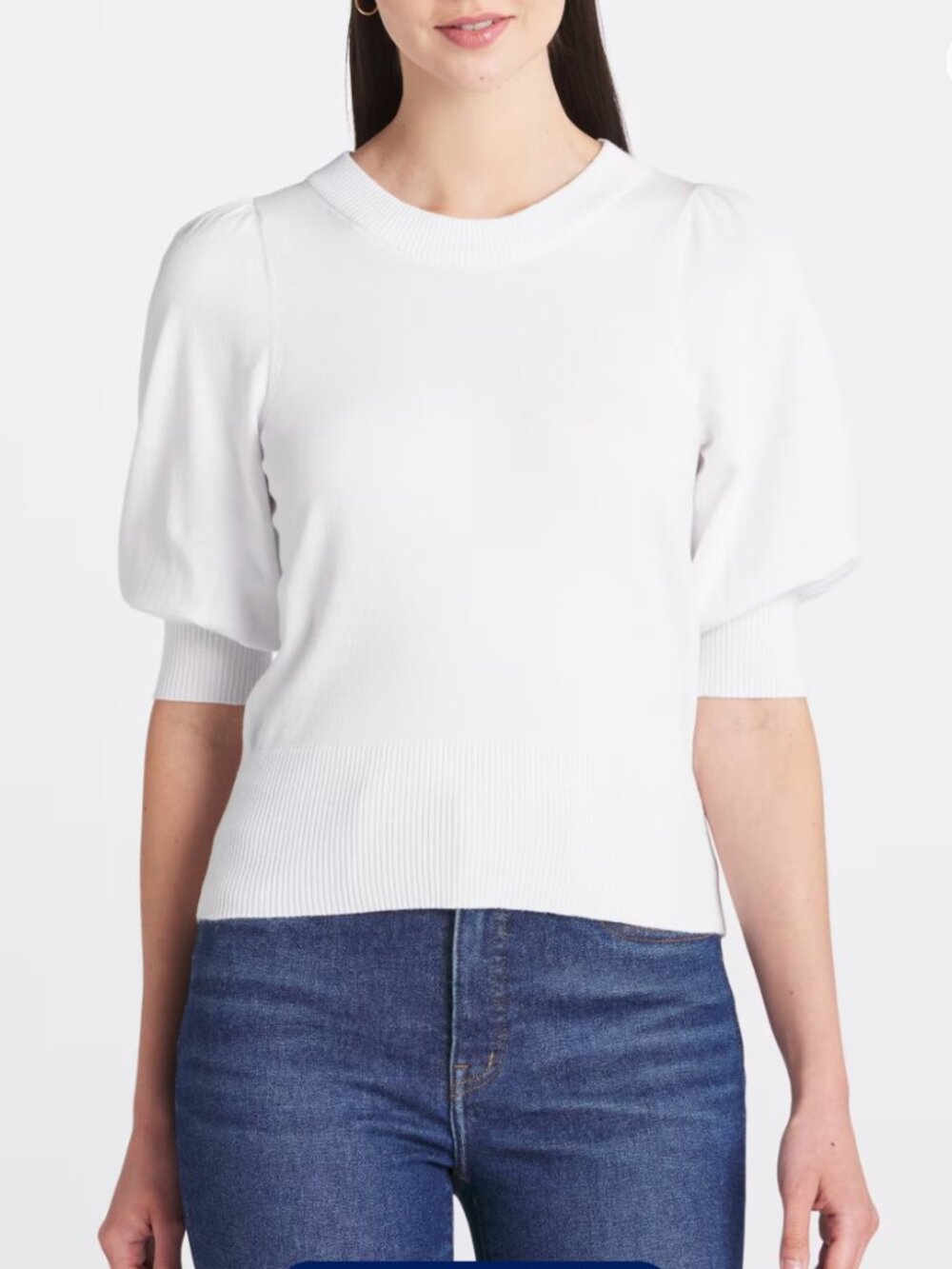 Steve Madden Apparel Short Sleeve Crew Neck Sweater, NWT, size M